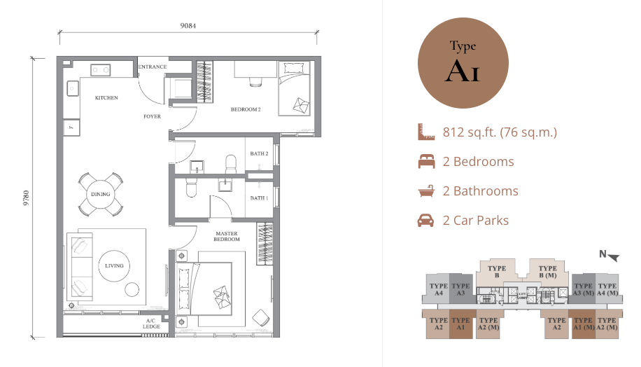 River Park @ Bangsar South - Type A1