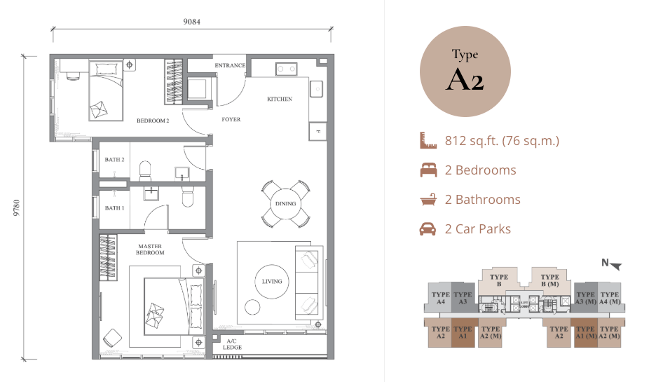 River Park @ Bangsar South - Type A2