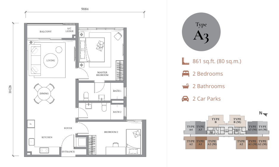 River Park @ Bangsar South - Type A3