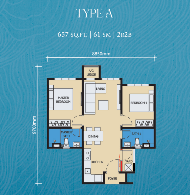 D'Evia Residence @ Kwasa Damansara - Type A
