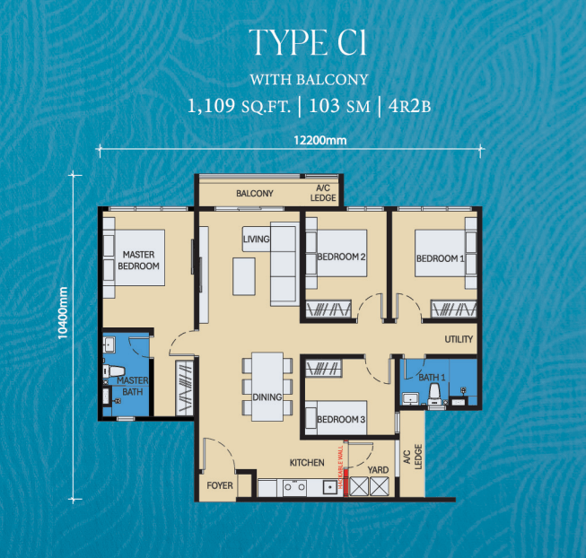 D'Evia Residence @ Kwasa Damansara - Type C