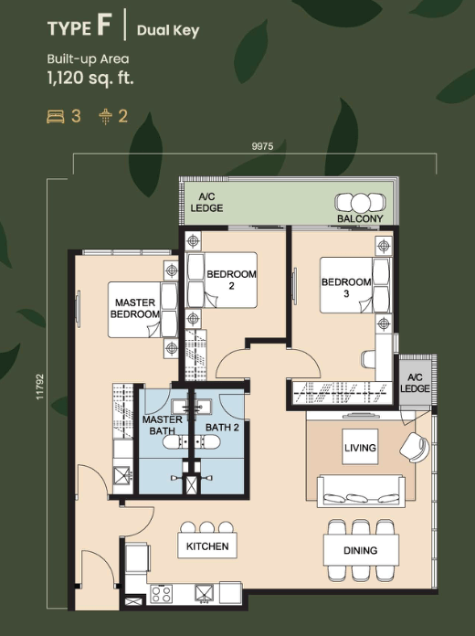 EkoTitiwangsa - Type F (Dual Key)