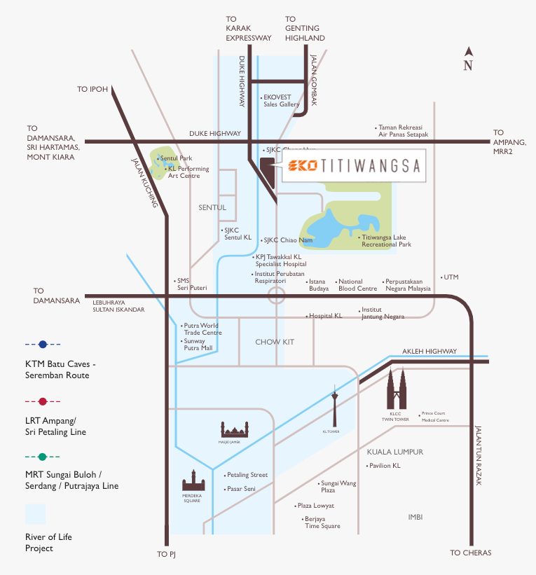 EkoTitiwangsa - location Map