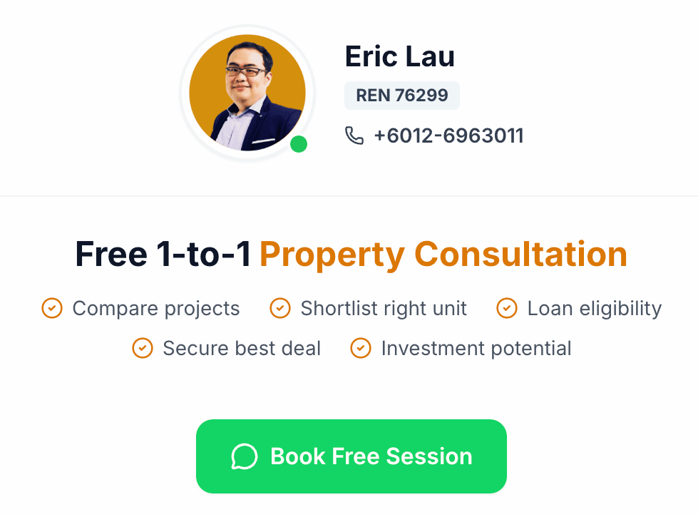 Eric Lau REN76299 +6012-696 3011 Free 1-to-1 Property Consultation