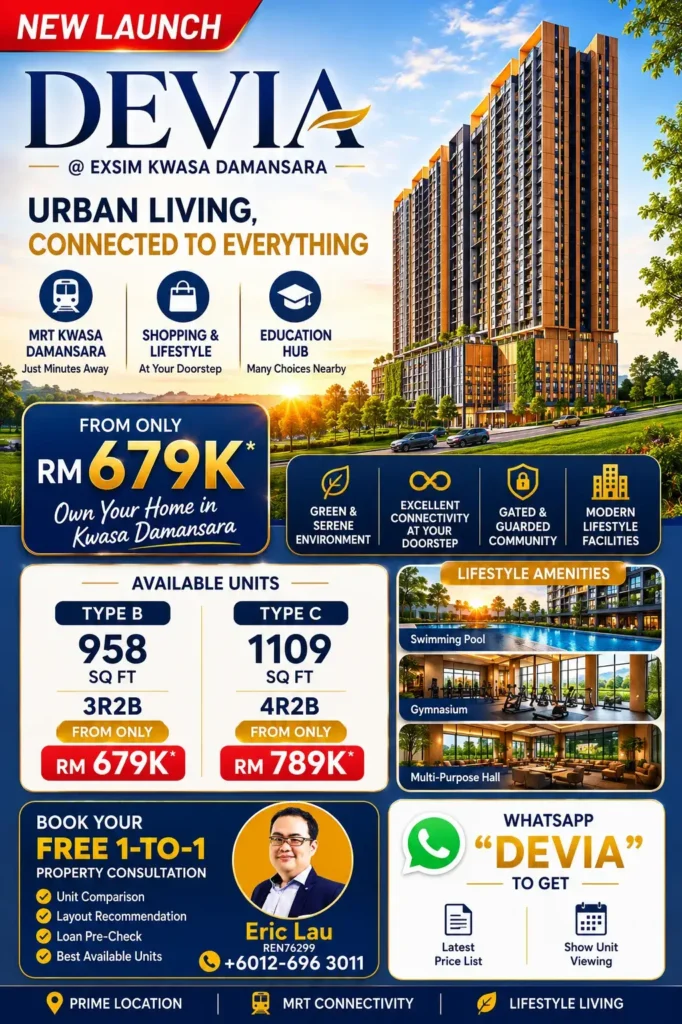 The DEVIA Kwasa Damansara - Poster by Eric Lau REN76299 +6012-6963011