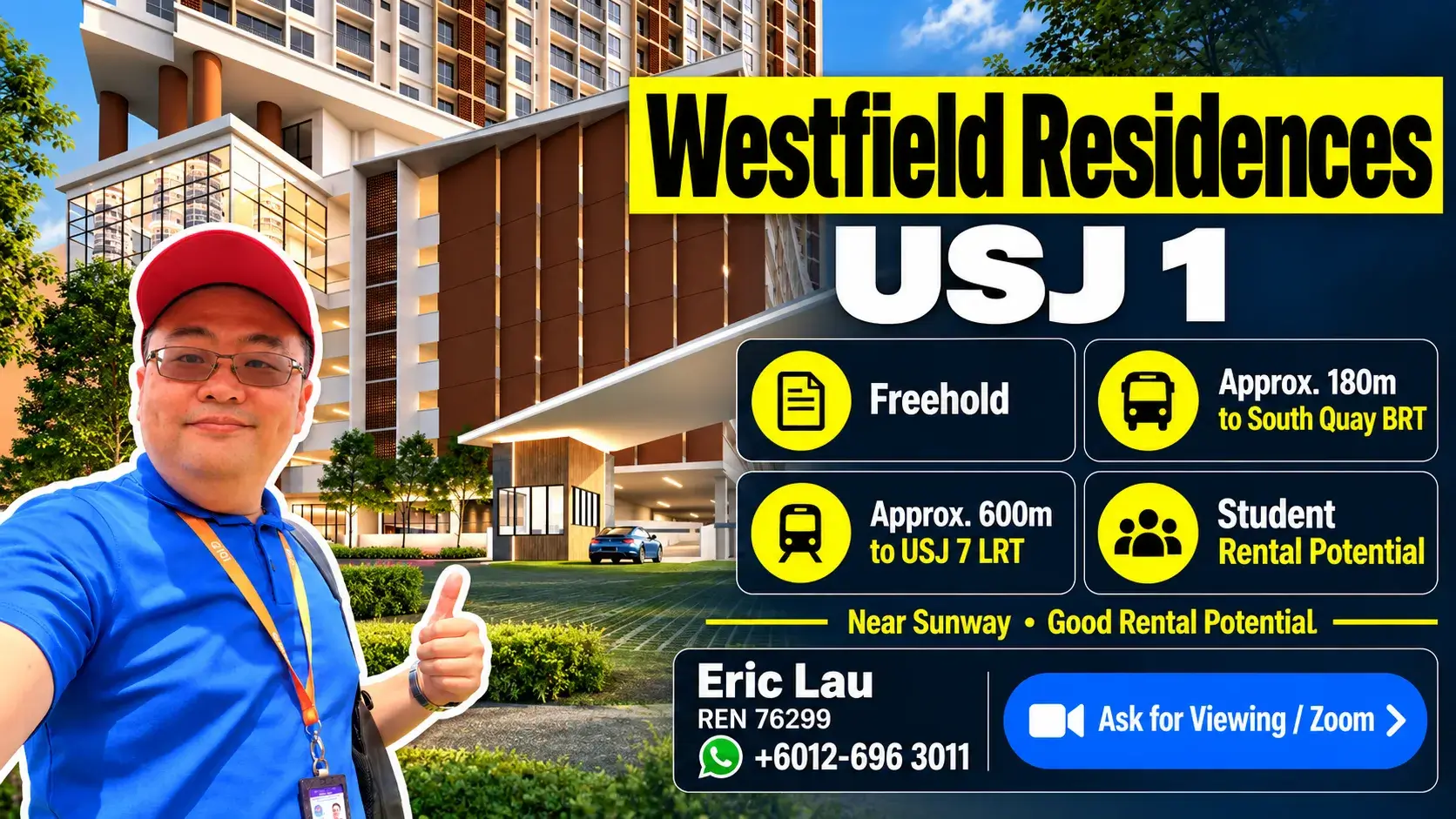 Westfield Residences USJ 1 Review 2026 – Freehold Near Sunway with Strong Student Rental Potential