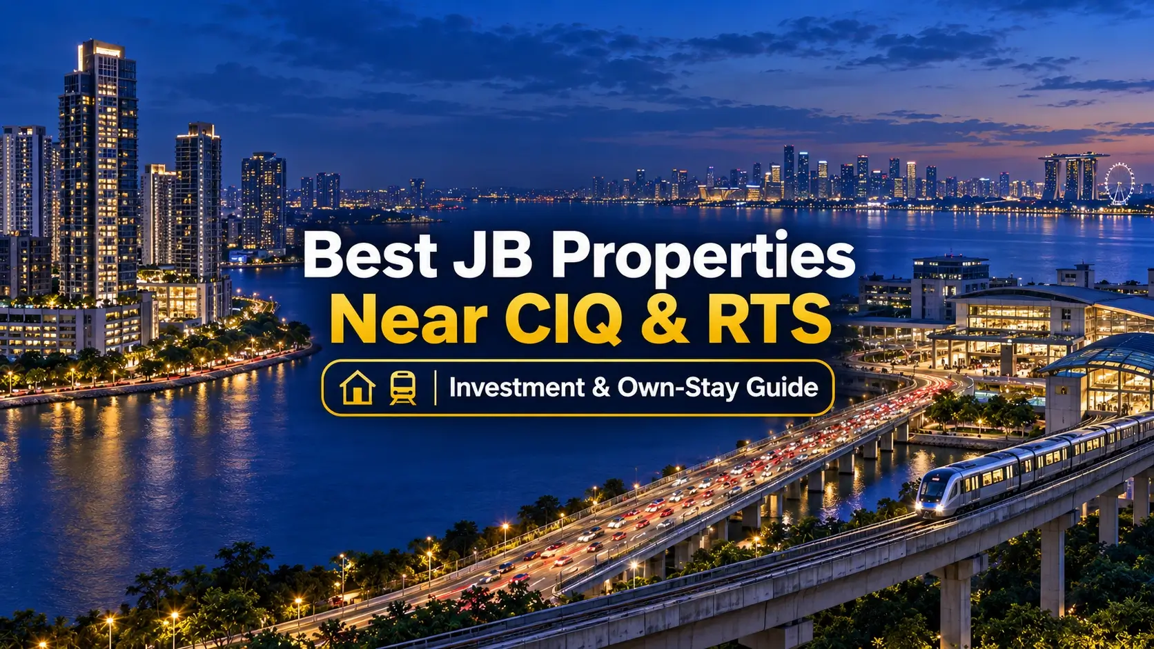 Best Johor Bahru Properties Near CIQ & RTS for Singaporeans & Malaysians Working in Singapore