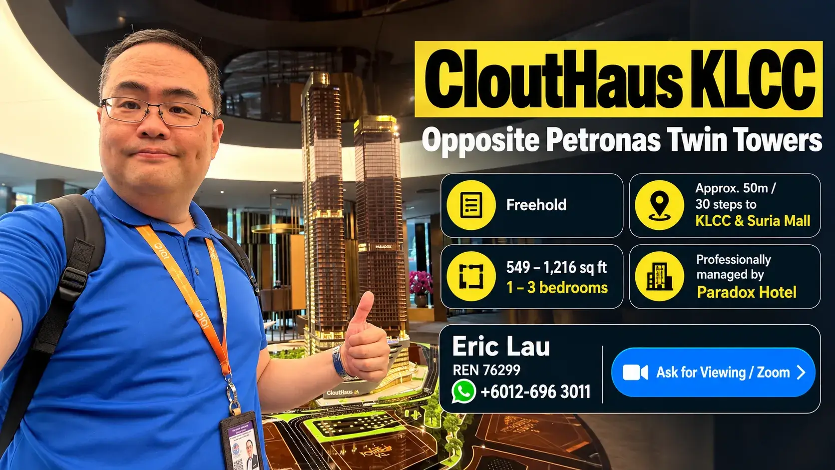 CloutHaus KL City Centre Review (2026): The Prestige of Living Opposite KLCC from RM1.5 Million