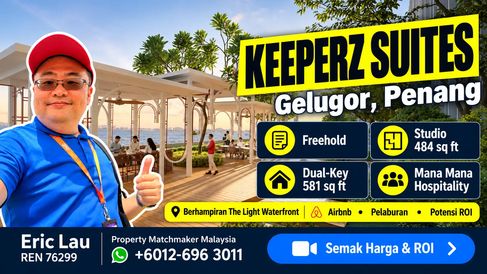 Keeperz Suites Penang Review 2026 – Harga, Pelaburan Airbnb, Mana Mana & Potensi ROI