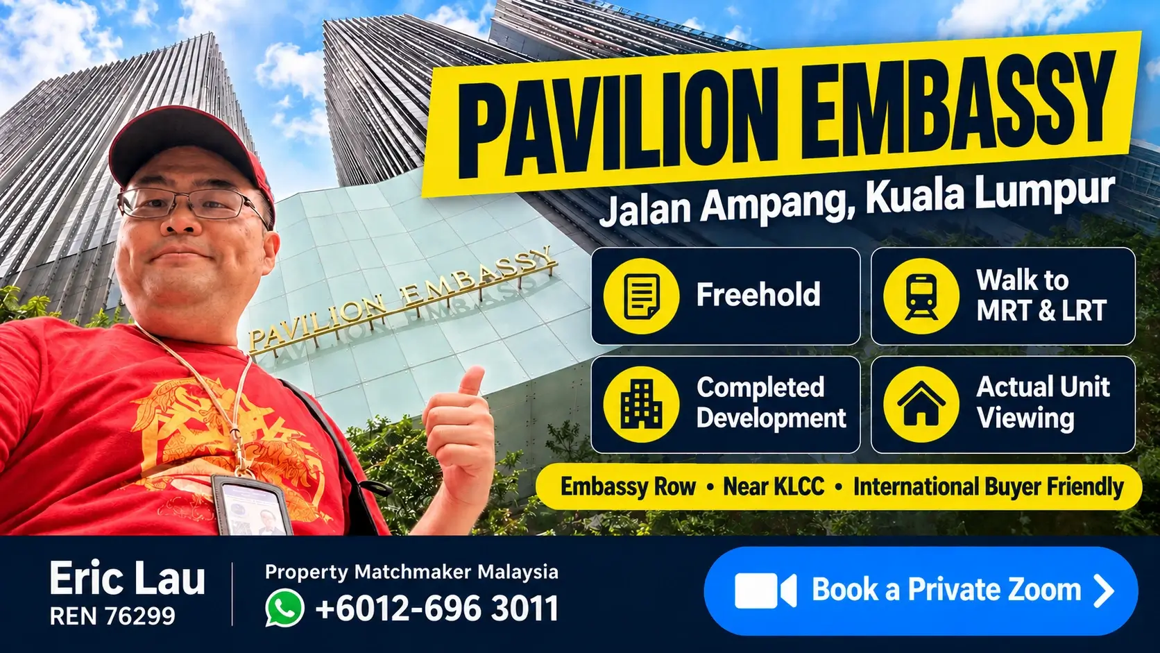 Pavilion Embassy Kuala Lumpur Subsale 2026 – Freehold Homes Near MRT & LRT