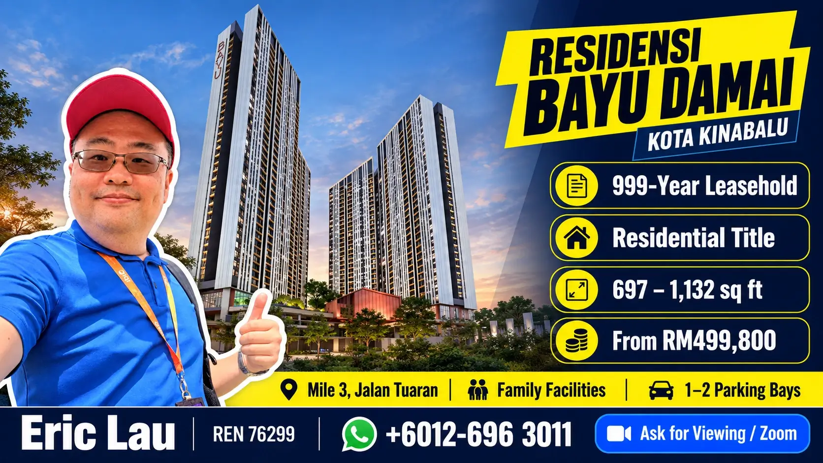 Residensi Bayu Damai Kota Kinabalu Review – 999-Year Leasehold Homes