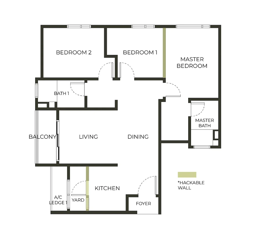 The Aldenz Residences @ Central Park Damansara Type C