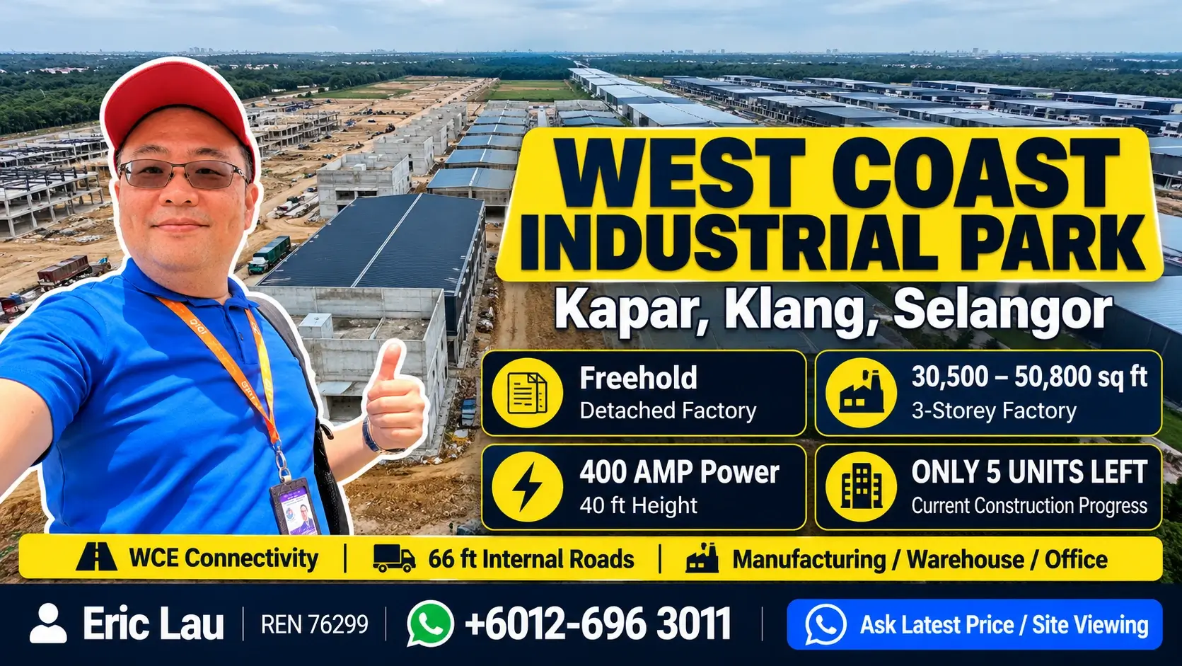 West Coast Industrial Park @ Kapar, Klang Review 2026 – Only 5 Units Left!